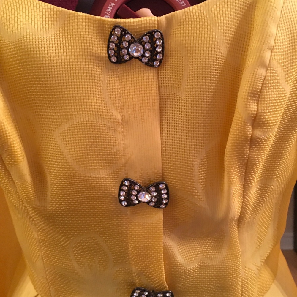 “ Jimmy Choo “ Vintage Flashy yellow dress - Picture 7 of 14